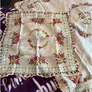 2 Tory Burch Silk Scarves